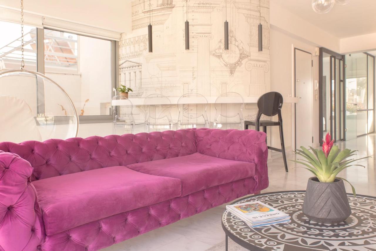 Luxury Apartment Near Acropolis-Living Stone Gold Athens Luaran gambar