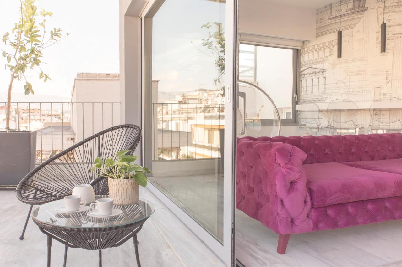 Luxury Apartment Near Acropolis-Living Stone Gold Athens Luaran gambar